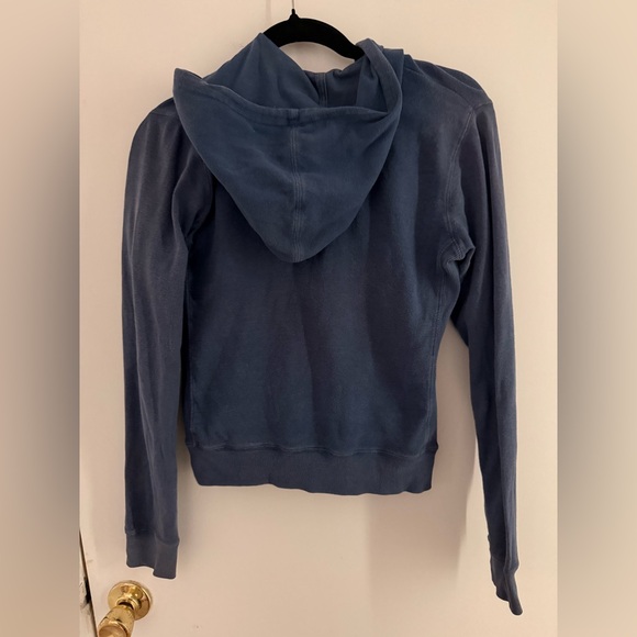 “heavenly” Light Blue Zip Up Hooded Sweatshirt- Girls Size: Small - Picture 3 of 4